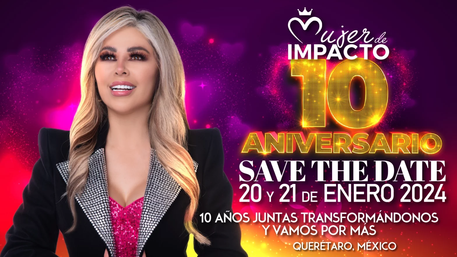 Evento Mujer de Impacto 10 Aniversario Monika Tapia